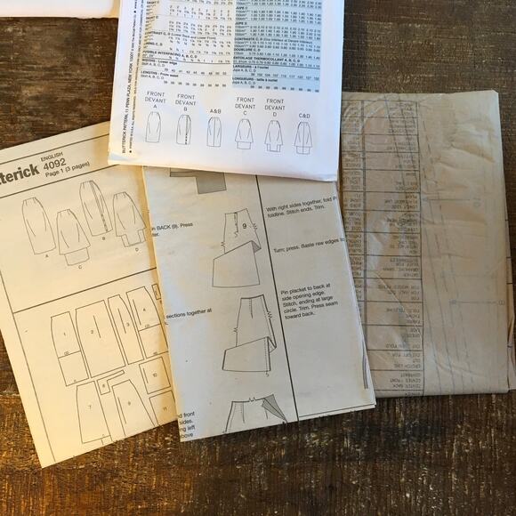 Butterick Sewing Pattern 4091 Making History 1914 Basque Shirt Skirt 6-10 UNCUT - Picture 4 of 4